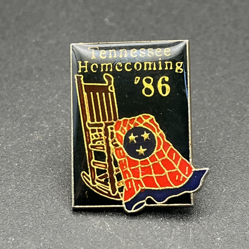 Tennessee Homecoming 1986 Rocking Chair‎ United States Of America Lapel Hat Pin